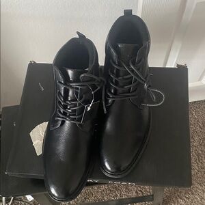 London Fog Men's Black Chukka Boots